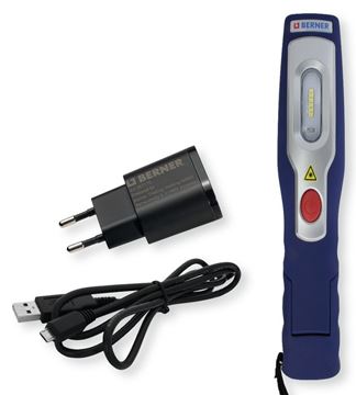 Image de Lampe torche 6 LEDS micro USB + chargeur