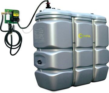 Image de CUVE STOCKAGE FUEL CAMPA PEHD 1500 L+ STATION 50 L/min