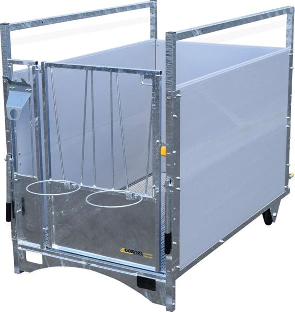 Image sur BOX A VEAU ROULANT PVC FOND BASCULANT